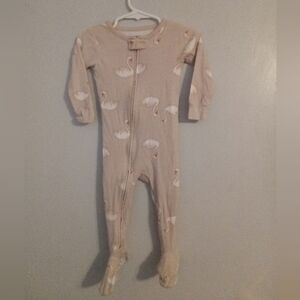 Carter's Adorable Swan Print Kids One Piece Footies 12 M